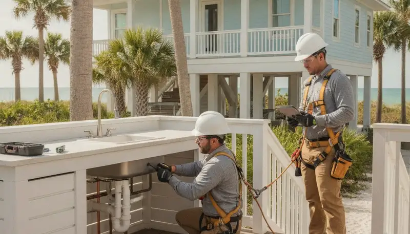 Plumber repairing a pipe in Saint Petersburg, FL for reliable plumbing repair services