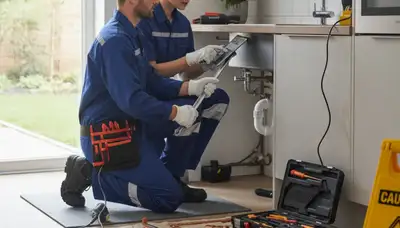 Plumber repairing a leaking pipe in Saint Petersburg, FL home