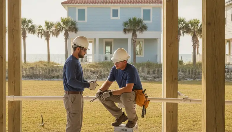 Plumber repairing a sink in Saint Petersburg, FL for residential plumbing service
