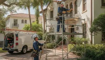 Plumber repairing a pipe in Saint Petersburg, FL for residential plumbing service