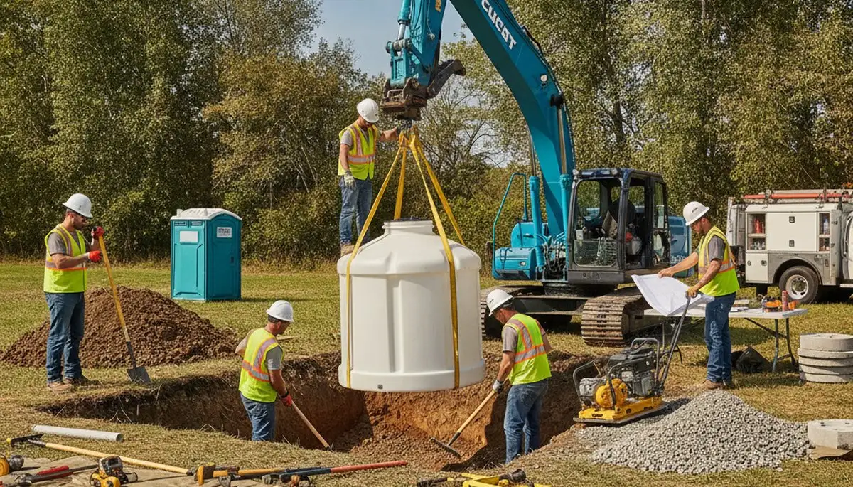 Septic tank installation for Saint Petersburg, FL homes by licensed plumbers