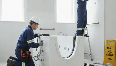 Walk-in tub plumbing installation for Saint Petersburg, FL homes by local plumbers