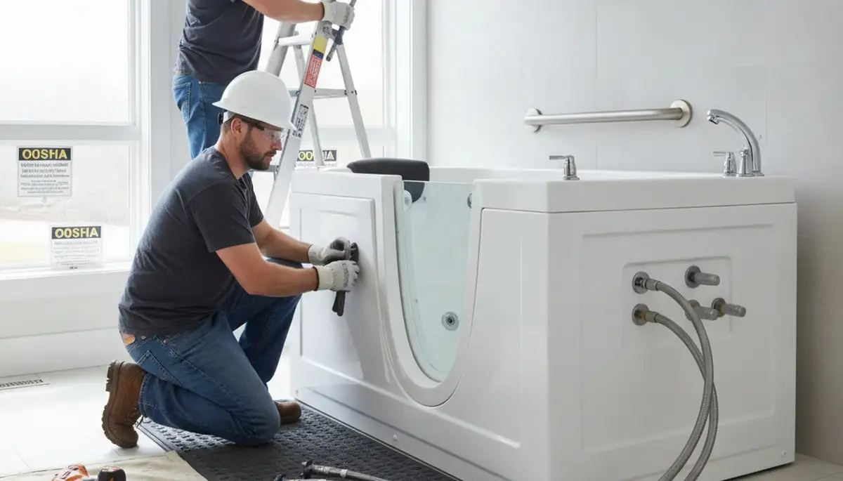 Walk-in tub installation for Saint Petersburg, FL homes by local plumbing professionals