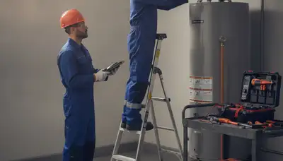 Water heater repair technician serving Saint Petersburg, FL for residential plumbing service